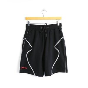 Noir V6 men's shorts gym workout M Medium NWOT new black sport athleisure cotton